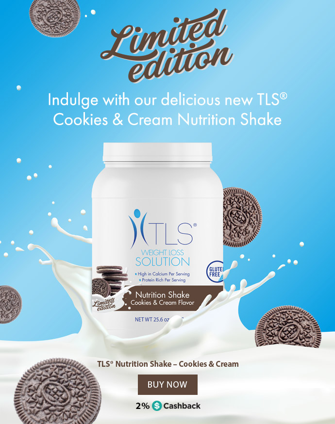 Limited Edition TLS Cookies and Cream Nutrition Shake