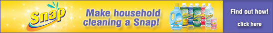 Snap. Make Household Cleaning a Snap