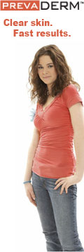 PrevaDerm. Clear skin -- fast results.