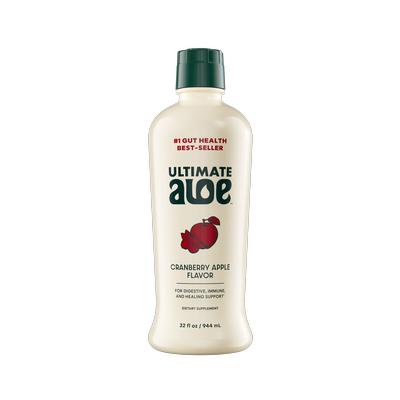 Ultimate Aloe&reg; Juice Cranberry Apple Flavor - Single Bottle (16 Servings)
