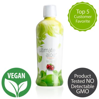 Ultimate Aloe&reg; Juice Pomegranate Flavor - Single Bottle (16 Servings)
