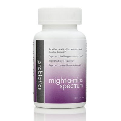 Might-a-Mins Spectrum Probiotics Single Bottle - 30 Servings