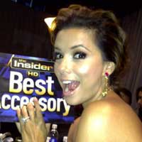 Eva Longoria Parker wears Loren Jewels
