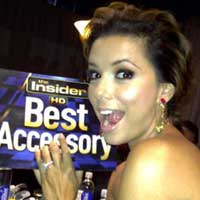 Eva Longoria Parker wears Loren Jewels