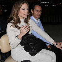 Jennifer Lopez and Marc Anthony wearing Loren Jewels