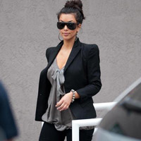 Kim kardashian wearing Loren Jewels