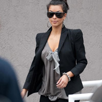 Kim kardashian wearing Loren Jewels