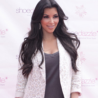 Kim kardashian wearing Loren Jewels