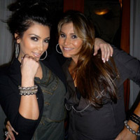 Kim Kardashian wearing Loren Jewels