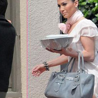 Jennifer Lopez and Marc Anthony wearing Loren Jewels