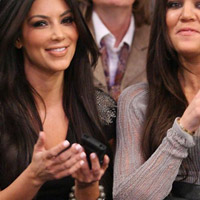 Kim kardashian wearing Loren Jewels