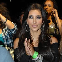 Kim kardashian wearing Loren Jewels