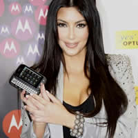 Kim Kardashian wearing Loren Jewels