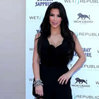 Kim Kardashian wearing Loren Jewels