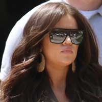 Khloe Kardashian wears Loren Jewels