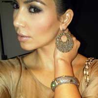 Kim Kardashian wears Loren Jewels
