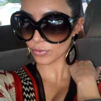 Kim Kardashian wears Loren Jewels