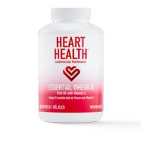 Heart Health: Essential Omega III Fish Oil with Vitamin E