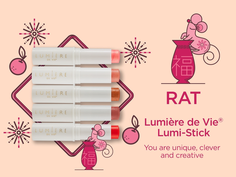 Year of the Rat - Lumière de Vie® Lumi-Stick - You are unique, clever, and creative