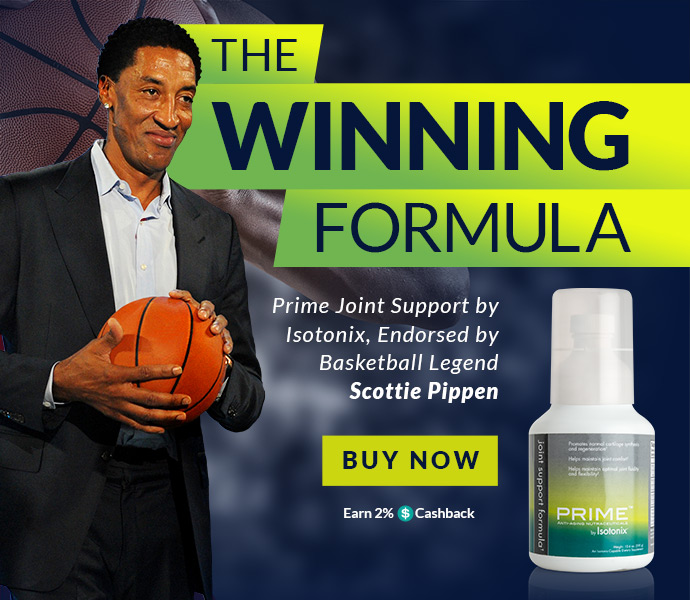 Scottie Pippen and Prime Joint Support by Isotonix, The Winning Formula