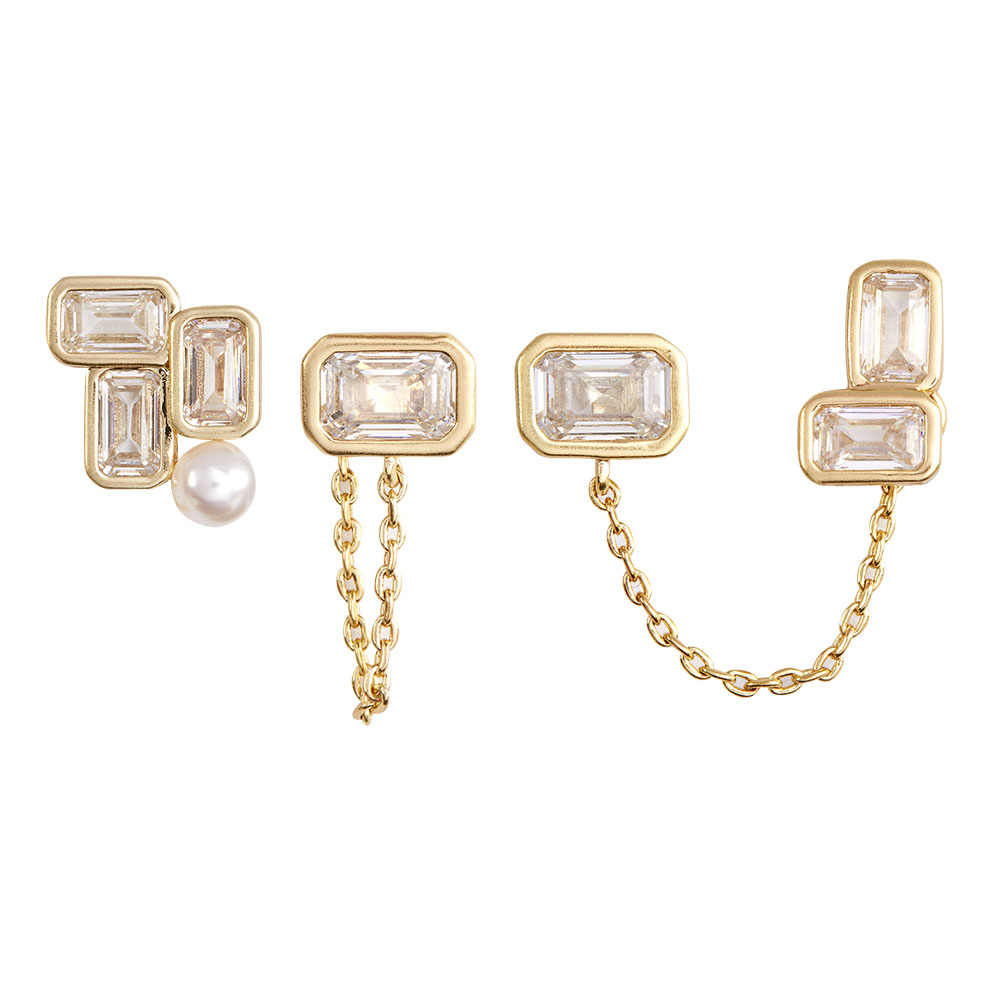 Product shot of the Edra earrings