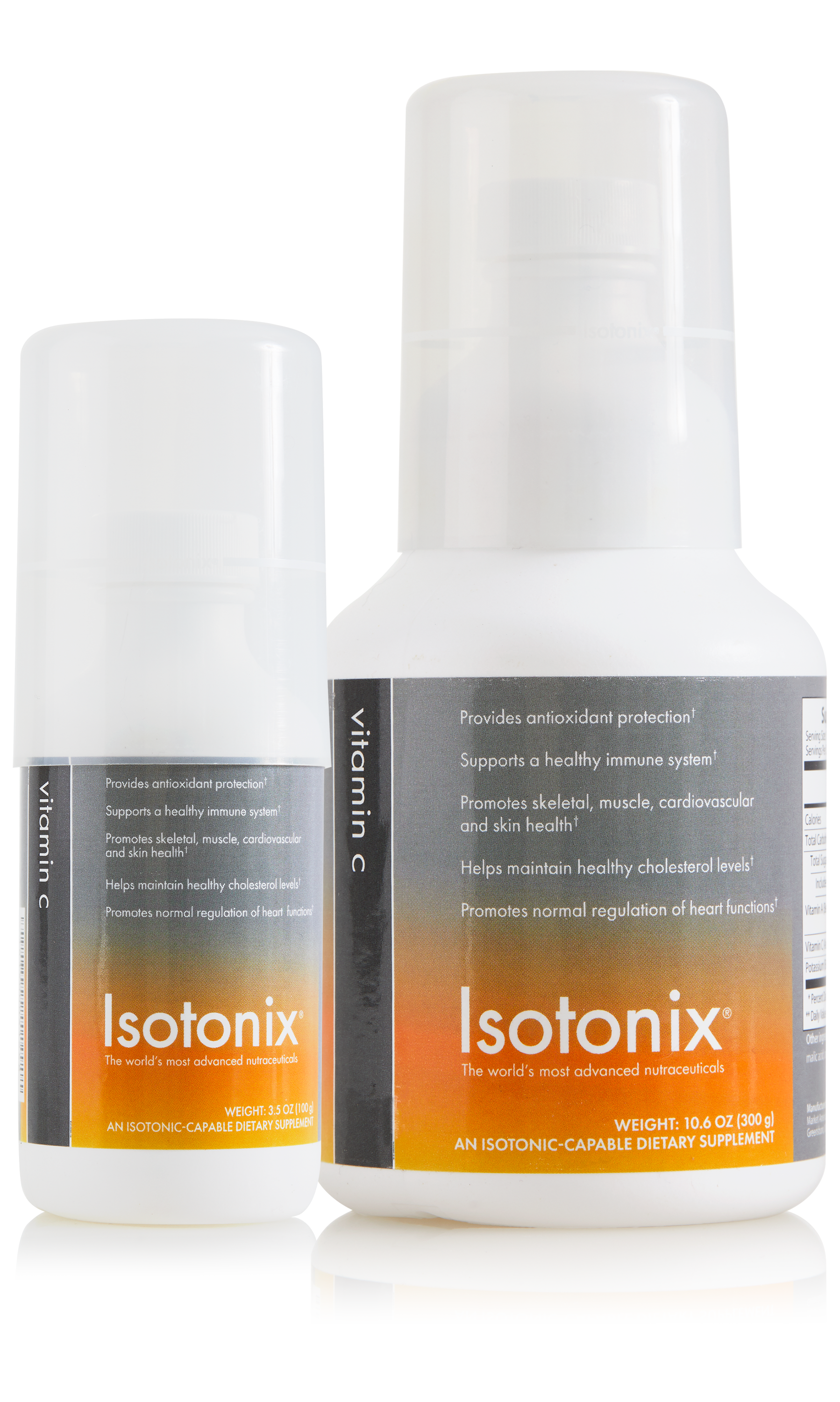 Isotonix Vitamin C product bottles