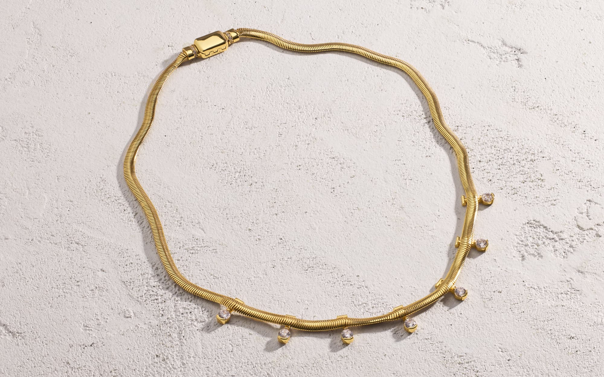 Snake Necklace With Pins