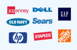 Preferred partners like Walmart, Dell, GAP, Old Navy, Sears, HP, Staples, and the Home Depot. 