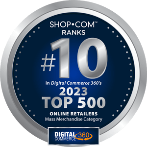 SHOP.COM Disenaraikan di tempat ke-10 Dalam Kategori Top 500 Primary Merchandise oleh Digital Commerce 360.