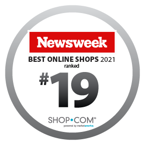 SHOP.COM在《新闻周刊》(Newsweek Magazine)评选的2021最佳线上商店“通用提供商”类别中排名第19位