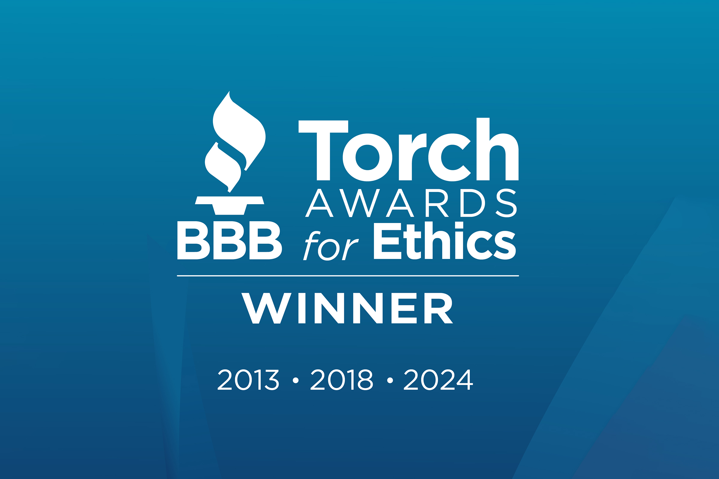 美安公司三度榮獲美國商業促進局(BBB®)頒發之商業倫理火炬獎℠