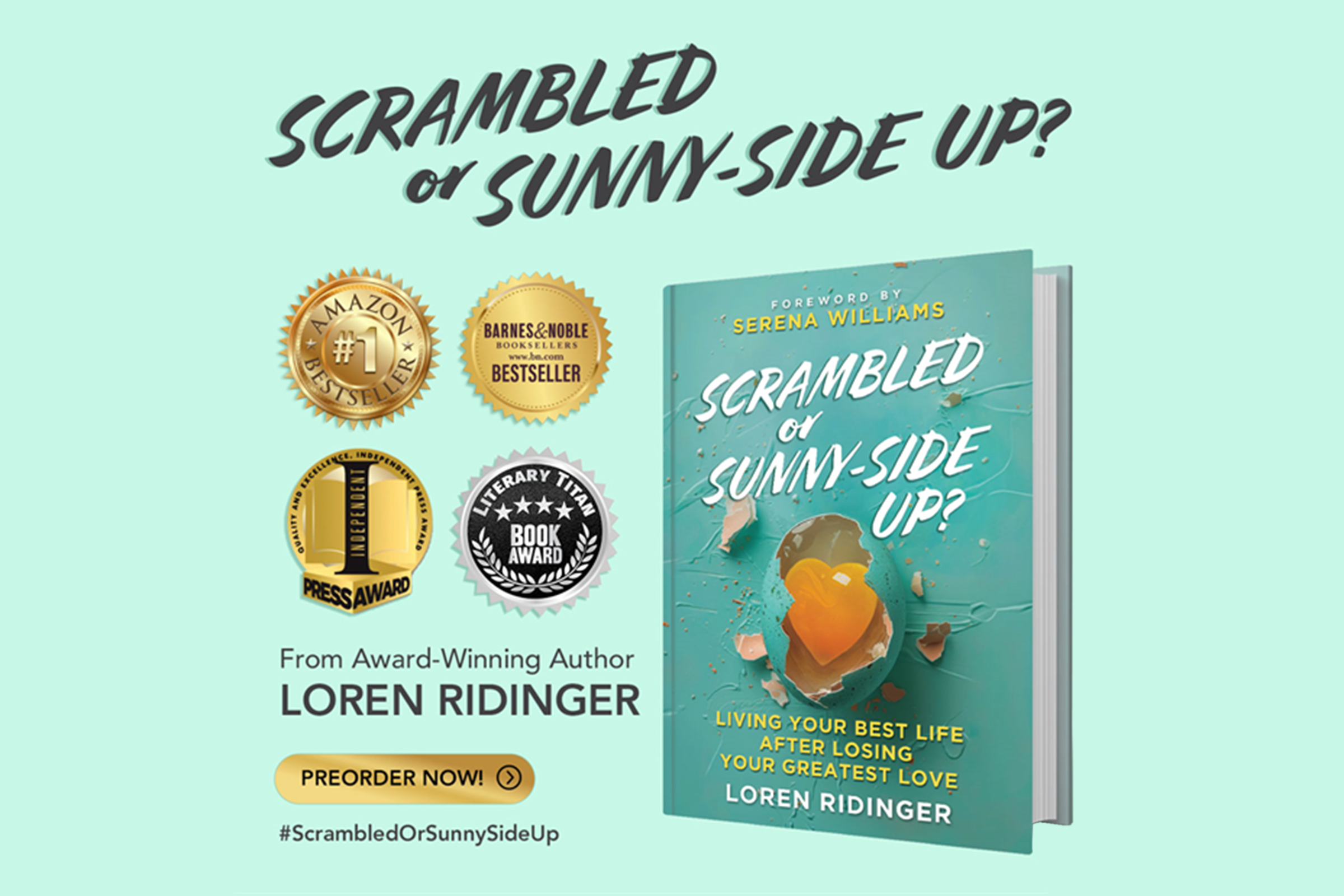 羅琳‧萊丁格的新書 Scrambled or Sunny-Side Up? 榮獲多項殊榮 