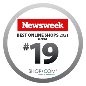 SHOP.COM在《新聞週刊》(Newsweek Magazine)評選的2021最佳線上商店「通用提供商」類別中排名第19位