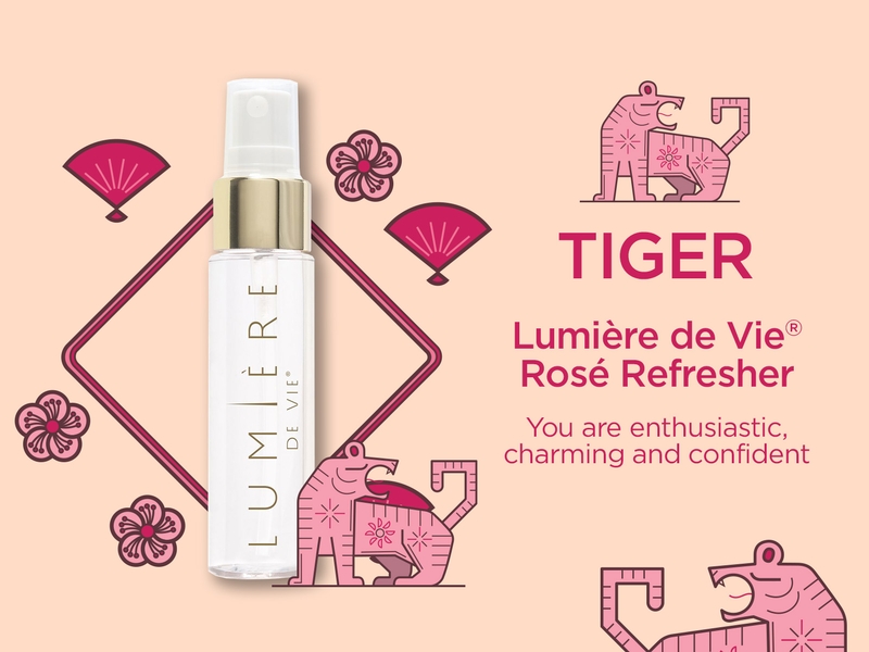 Year of the Tiger - Lumière de Vie® Rosé Refresher - You are enthusiastic, charming and confident