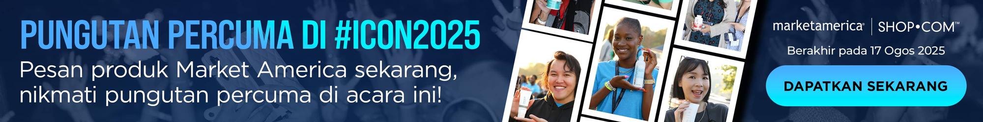 FREE Pickup at #ICON2025 Order Market America products now, enjoy complimentary pickup at the event!